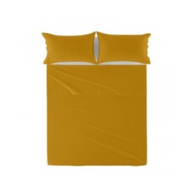 Lenzuolo Superiore HappyFriday Basic Senape 160 x 270 cm
