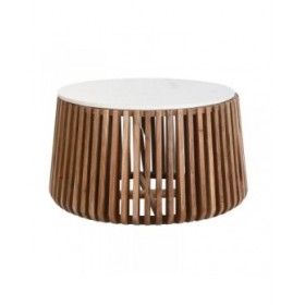 Tavolino da Caffè DKD Home Decor Marmo Legno di mango 85 x 85 x 45 cm