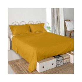 Lenzuolo Superiore HappyFriday Basic Senape 160 x 270 cm
