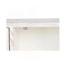 Credenza DKD Home Decor Abete Cotone Bianco (120 x 35 x 80 cm)