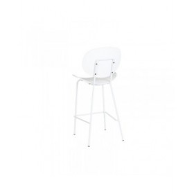 Sgabello DKD Home Decor Nero Metallo Bianco polipropilene (52,5 x 49 x 104 cm)