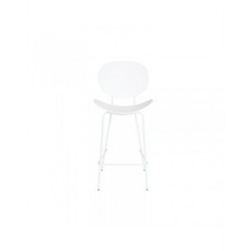 Sgabello DKD Home Decor Nero Metallo Bianco polipropilene (52,5 x 49 x 104 cm)