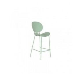 Sgabello DKD Home Decor 52,5 x 49 x 104 cm Metallo Verde polipropilene