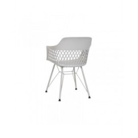 Sedia da Sala da Pranzo DKD Home Decor Grigio chiaro 57 x 57 x 80,5 cm