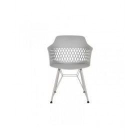 Sedia da Sala da Pranzo DKD Home Decor Grigio chiaro 57 x 57 x 80,5 cm
