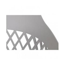 Sedia da Sala da Pranzo DKD Home Decor Grigio chiaro 57 x 57 x 80,5 cm