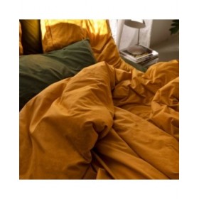 Copripiumino HappyFriday Basic Senape 180 x 220 cm