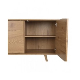 Credenza DKD Home Decor Naturale Metallo Legno MDF 160 x 45 x 75 cm