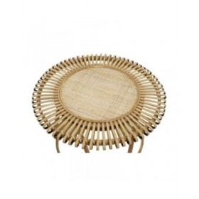 Set di 2 tavoli DKD Home Decor Marrone Chiaro 80 x 80 x 47 cm 80 x 80 x 45,5 cm