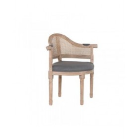 Sedia da Sala da Pranzo DKD Home Decor Grigio scuro 67 x 51 x 85 cm 79 x 53 x 85 cm