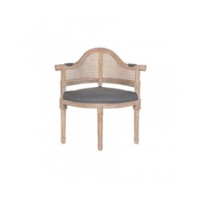 Sedia da Sala da Pranzo DKD Home Decor Grigio scuro 67 x 51 x 85 cm 79 x 53 x 85 cm