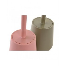 Scopino per il Bagno DKD Home Decor Verde Rosa polistirene 12 x 12 x 34,5 cm (2 Unità)