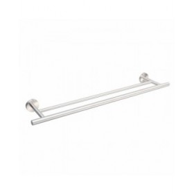 Portasciugamani DKD Home Decor 70 x 13,5 x 5,3 cm Argentato Acciaio inossidabile