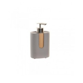 Dispenser di Sapone DKD Home Decor Naturale Grigio Arancio Cemento
