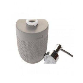Dispenser di Sapone DKD Home Decor Grigio Cemento polipropilene