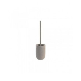Scopino per il Bagno DKD Home Decor 10 x 10 x 37 cm Grigio Cemento Acciaio inossidabile