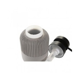 Dispenser di Sapone DKD Home Decor 7 x 7 x 15 cm Grigio Cemento polipropilene