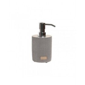 Dispenser di Sapone DKD Home Decor Grigio Cemento polipropilene