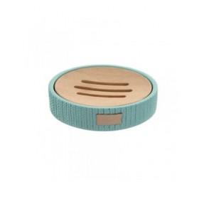 Portasapone DKD Home Decor 11 x 11 x 2,5 cm Cemento Verde
