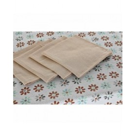 Tovaglia e tovaglioli DKD Home Decor 2 Unità 150 x 150 x 0,5 cm Grigio Blu cielo