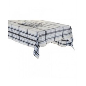 Tovaglia e tovaglioli DKD Home Decor 150 x 150 x 0,5 cm Nero Beige Azzurro Bianco