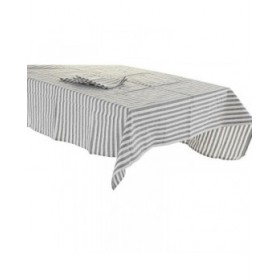 Tovaglia e tovaglioli DKD Home Decor 150 x 150 x 0,5 cm Grigio Bianco Verde