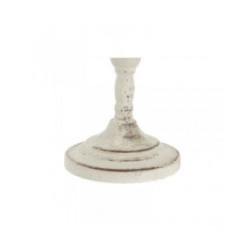 Portacandele DKD Home Decor Metallo Bianco 13 x 13 x 25 cm