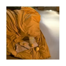 Copripiumino HappyFriday Basic Senape 240 x 220 cm