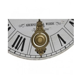 Orologio da Parete DKD Home Decor Nero Metallo Bianco Vintage Legno MDF (58 x 8 x 58 cm) (2 Unità)
