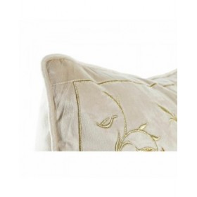 Cuscino DKD Home Decor Dorato 45 x 10 x 45 cm Fiori