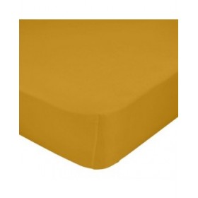 Lenzuolo con angoli HappyFriday BASIC Senape 160 x 200 x 32 cm