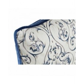 Cuscino DKD Home Decor Azzurro 50 x 10 x 30 cm Fiori