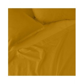 Lenzuolo con angoli HappyFriday BASIC Senape 160 x 200 x 32 cm
