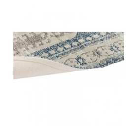 Tappeto DKD Home Decor Finitura invecchiata Azzurro Cotone Arabo (120 x 180 x 1 cm)