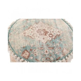 Cuscino DKD Home Decor Da terreno 46 x 46 x 37 cm Marrone Verde Giallo Arabo 45 x 45 x 35 cm Frange