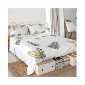 Lenzuolo Superiore HappyFriday Blanc Foliage Multicolore 260 x 270 cm