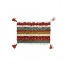Fodera per cuscino DKD Home Decor 60 x 1 x 40 cm Righe Multicolore