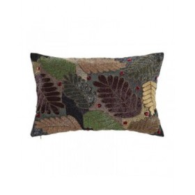 Fodera per cuscino DKD Home Decor 60 x 1 x 40 cm Fogli Multicolore