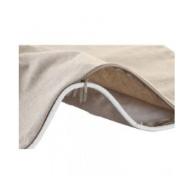 Fodera per cuscino DKD Home Decor Fogli Marrone 50 x 1 x 50 cm