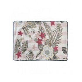 Fodera per cuscino DKD Home Decor 60 x 1 x 40 cm Rosa Verde Tropicale