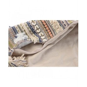 Fodera per cuscino DKD Home Decor Multicolore Frange 50 x 1 x 50 cm