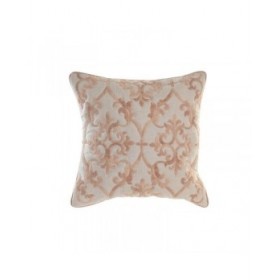 Cuscino DKD Home Decor 50 x 15 x 50 cm Beige Rosa Alluminio Tradizionale 50 x 1 x 50 cm