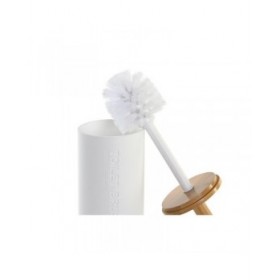 Scopino per il Bagno DKD Home Decor 9 x 9 x 35,5 cm Naturale Bianco polipropilene