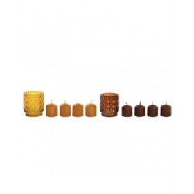 Set di Candele DKD Home Decor 36 g Città (2 Unità) (12 Unità)