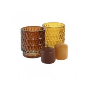 Set di Candele DKD Home Decor 36 g Città (2 Unità) (12 Unità)