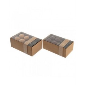 Set di Candele DKD Home Decor 36 g Città (2 Unità) (12 Unità)