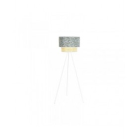 Lampada da Terra DKD Home Decor Metallo Poliestere Bianco Verde 220 V 50 W (40 x 40 x 129 cm)