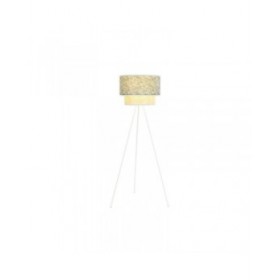 Lampada da Terra DKD Home Decor Metallo Poliestere Bianco Verde 220 V 50 W (40 x 40 x 129 cm)
