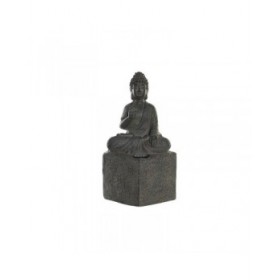 Statua Decorativa DKD Home Decor Buddha Magnesio (27 x 24 x 46 cm)