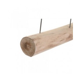 Statua Decorativa DKD Home Decor Finitura invecchiata Marrone Bianco Resina Legno di mango Spirali (77 x 8 x 31 cm)